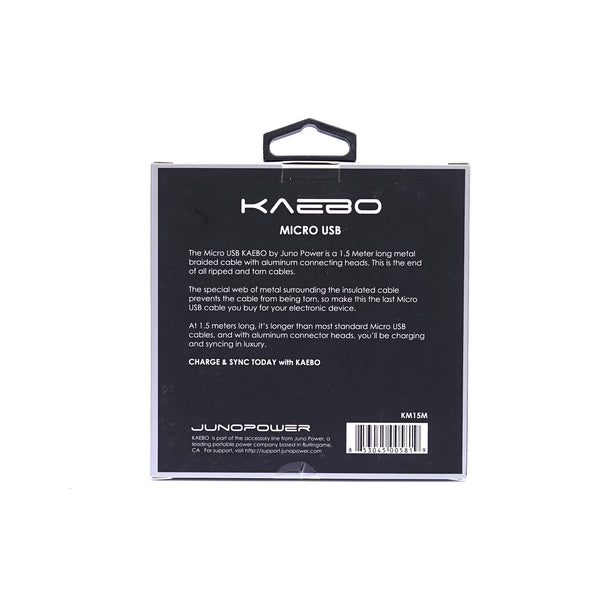 Micro USB Kaebo - Aluminum Micro USB - Cloth Braided Anti-Tear - Made for Androids and Smartphones