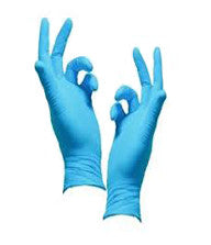 BLUE MULTI-PURPOSE NITRILE GLOVES 9.5" - 1 Case/1000 Count