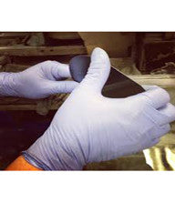 STEEL BLUE NITRILE GLOVES 9.5" - HEAVY DUTY - 1 Box/100 Count